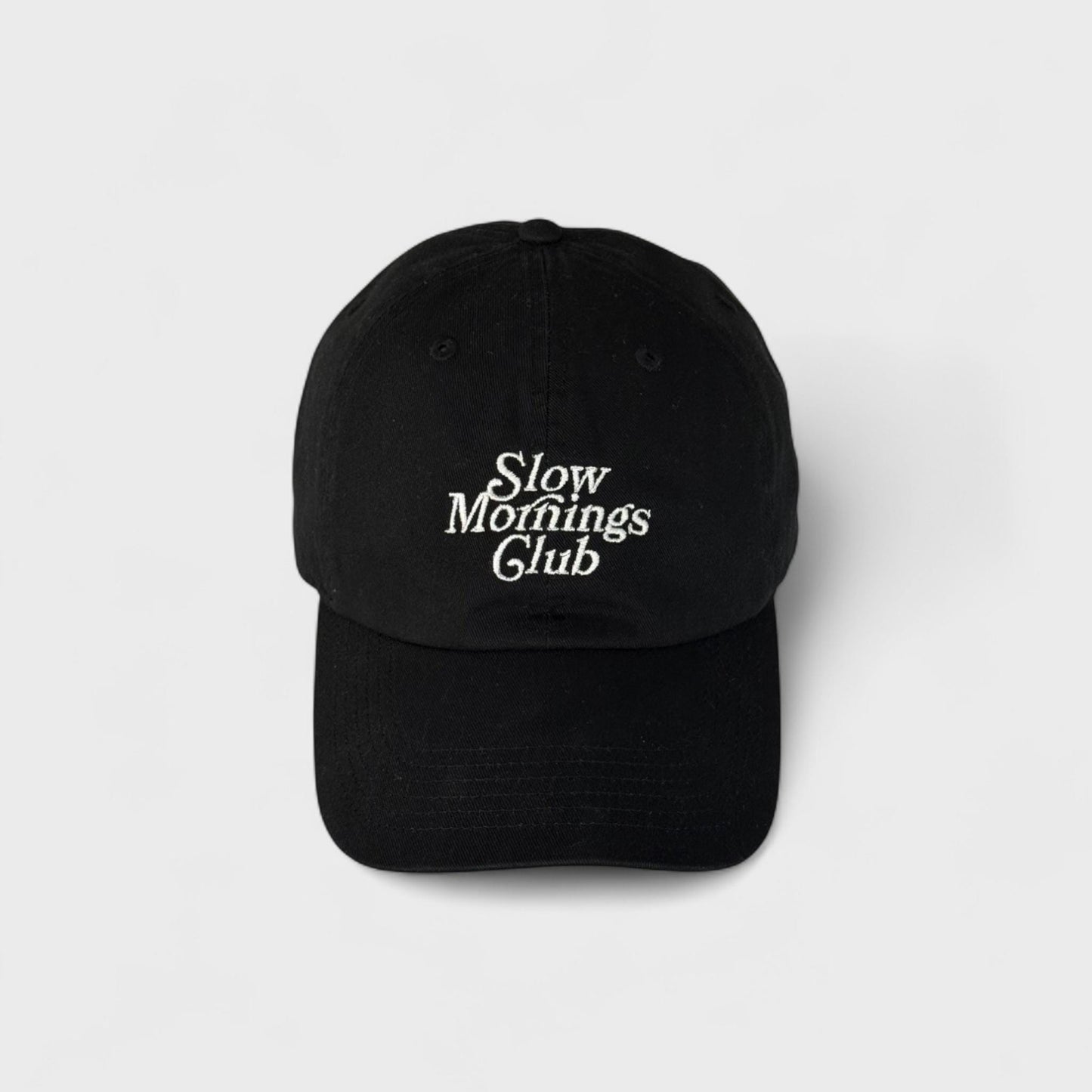 Slow Mornings Club Embroidered Dad Hat