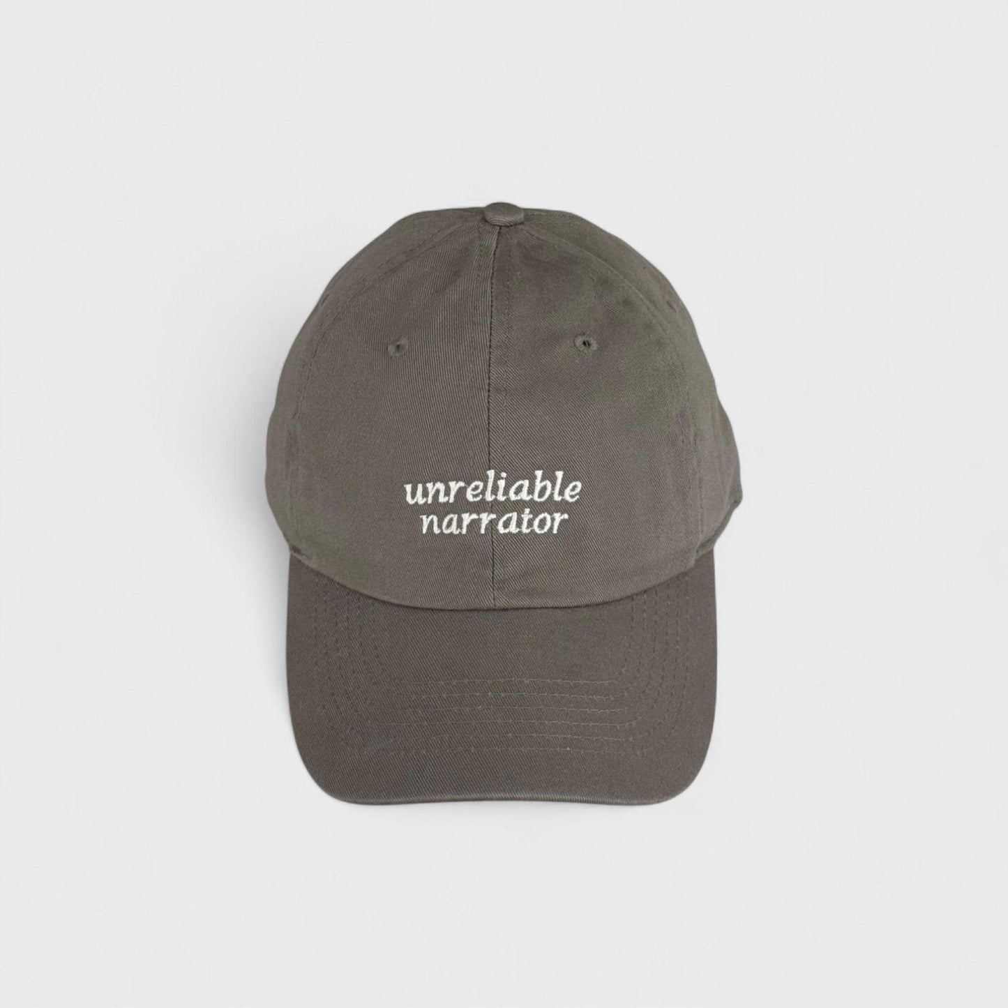 Unreliable Narrator Embroidered Dad Hat