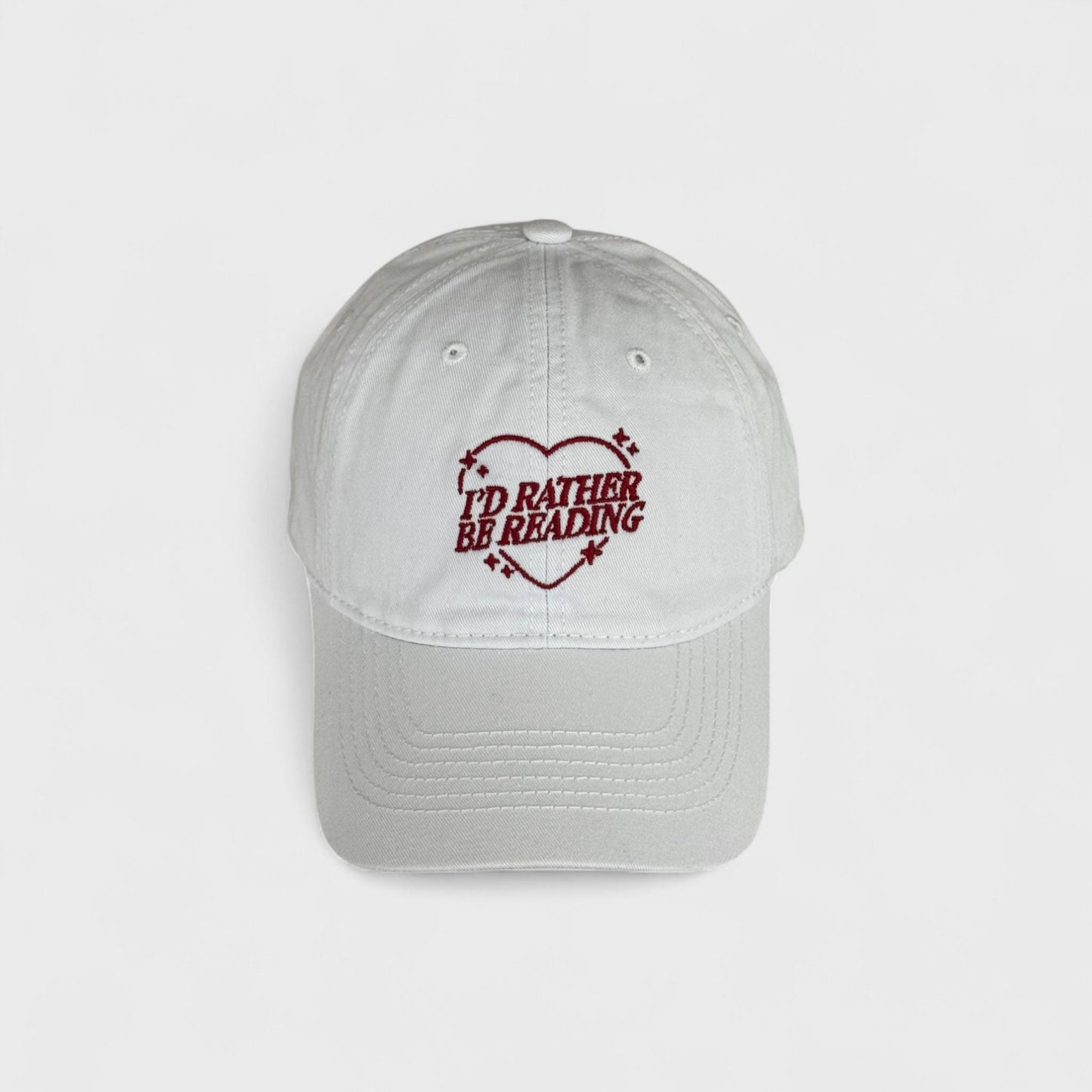 I'd Rather Be Reading Embroidered Dad Hat