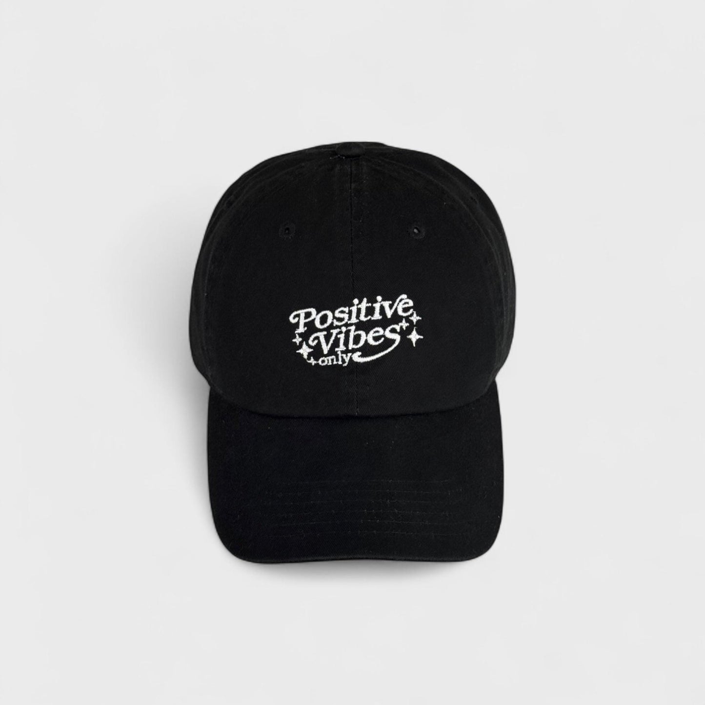 Positive Vibes Only Embroidered Dad Hat