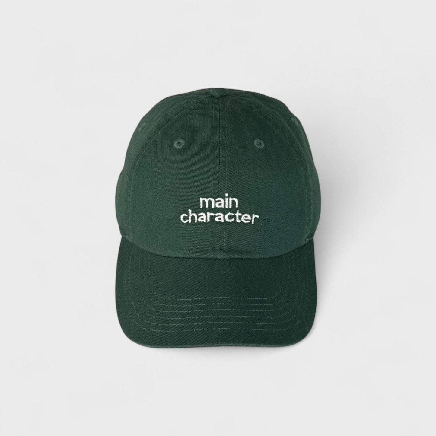 Main Character Embroidered Dad Hat