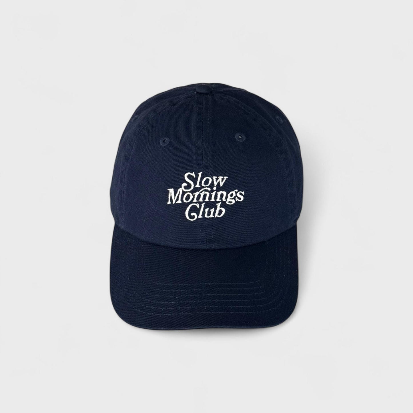 Slow Mornings Club Embroidered Dad Hat