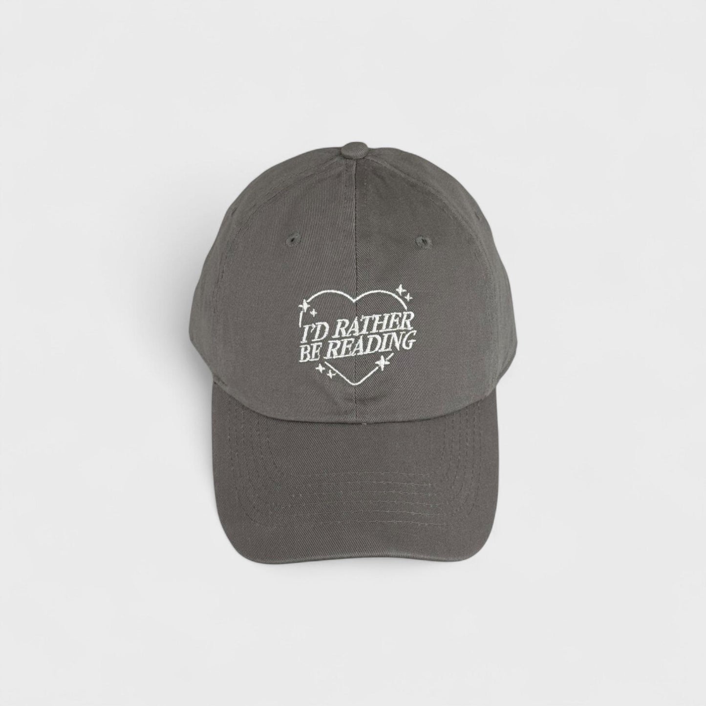 I'd Rather Be Reading Embroidered Dad Hat