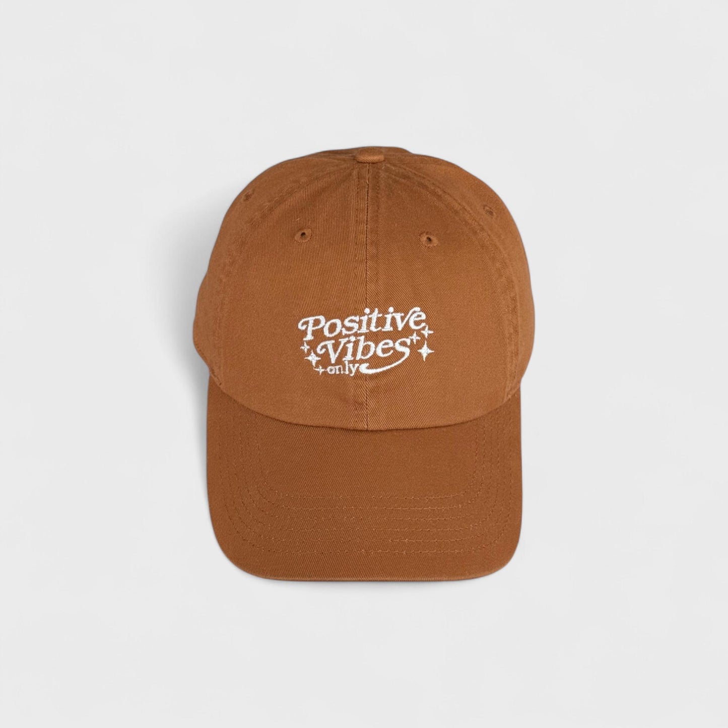 Positive Vibes Only Embroidered Dad Hat