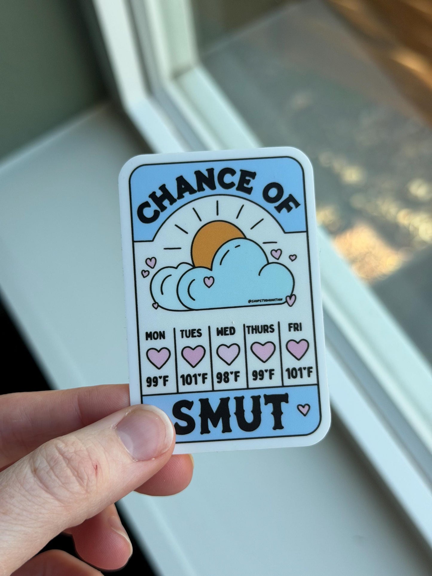 Chance of SMUT - 2 x 3 Matte Sticker