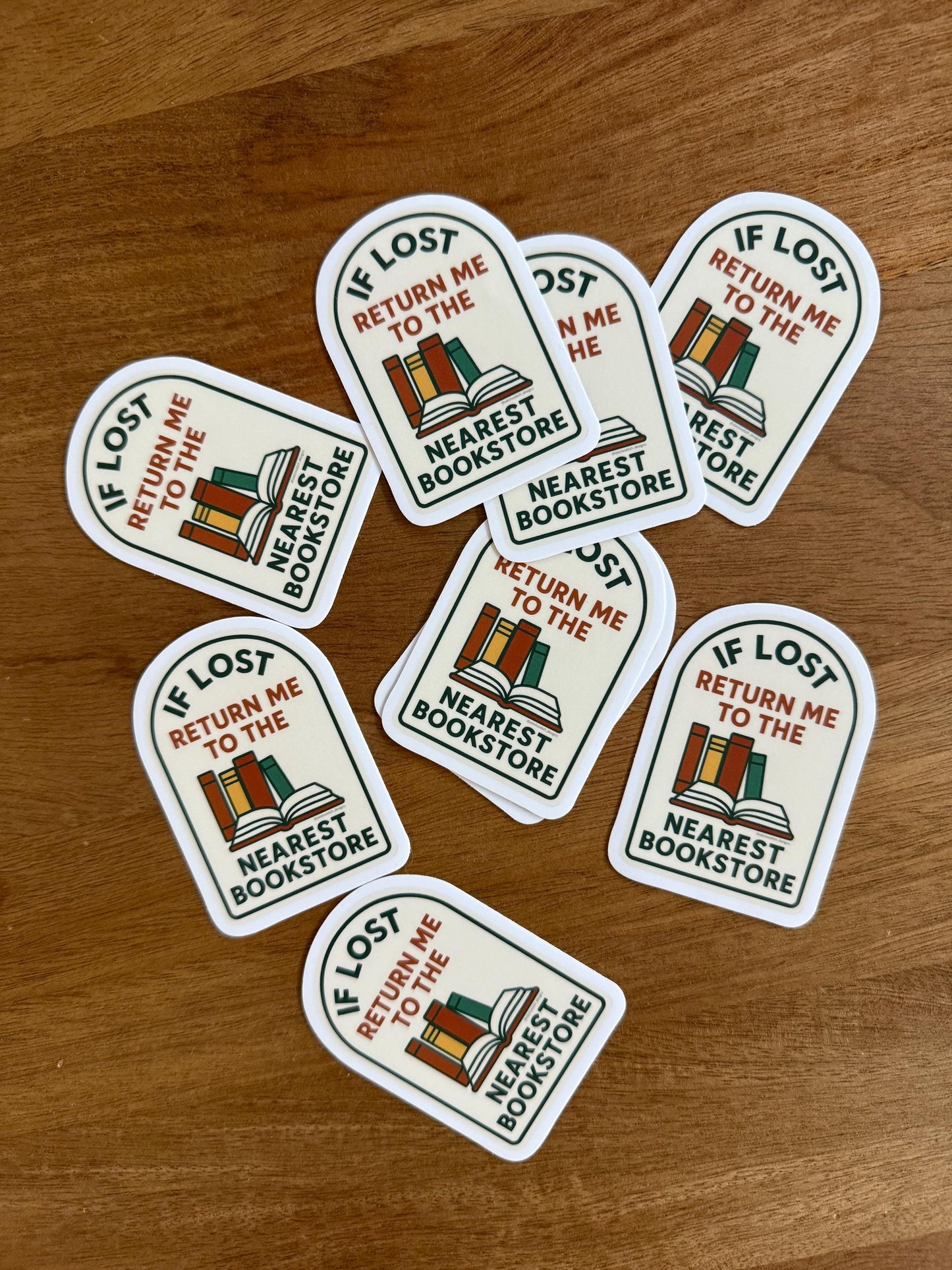 If Lost Return Me To The Nearest Bookstore - 3x2 Matte Sticker