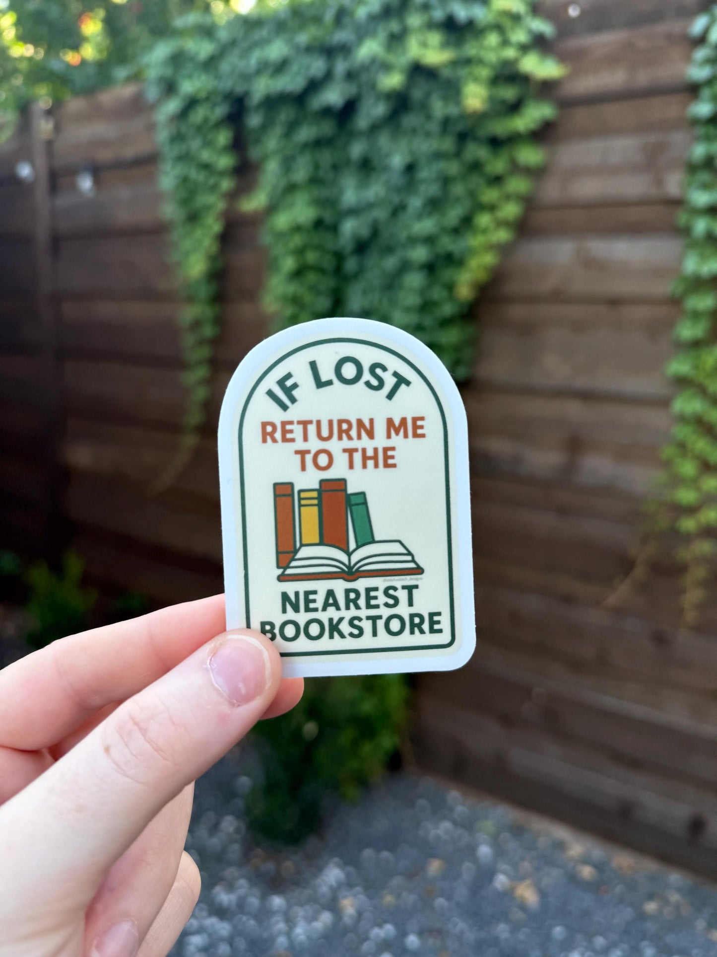 If Lost Return Me To The Nearest Bookstore - 3x2 Matte Sticker