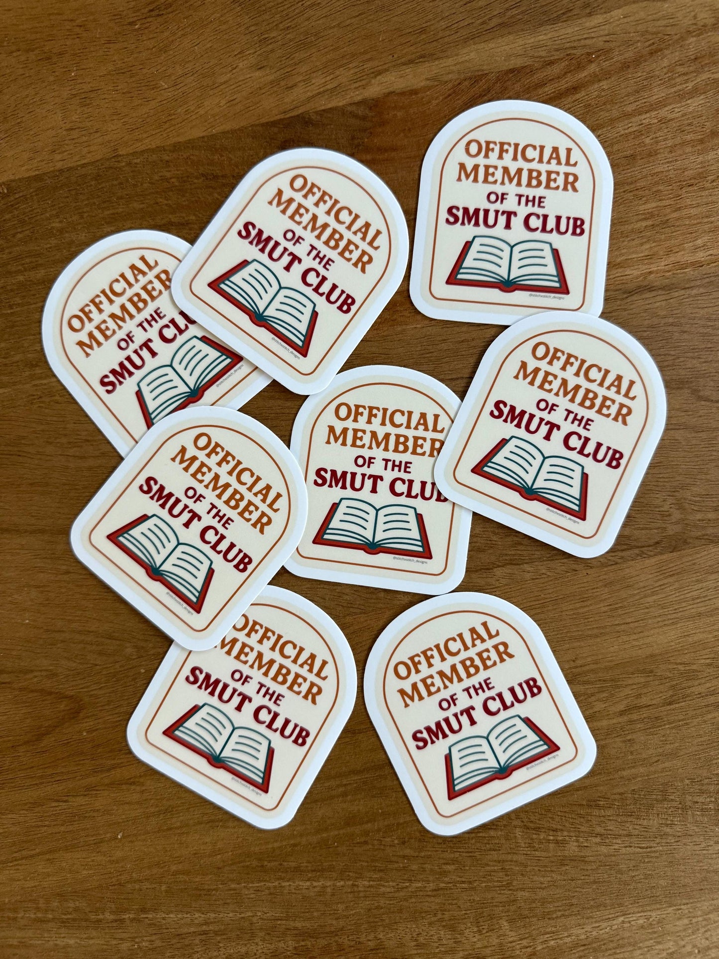 Official Member of The SMUT Club - 3x2.5 Matte Sticker