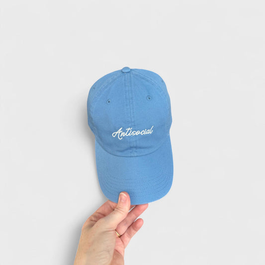 Antisocial Embroidered Dad Hat