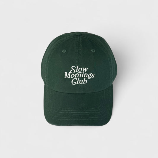 Slow Mornings Club Embroidered Dad Hat