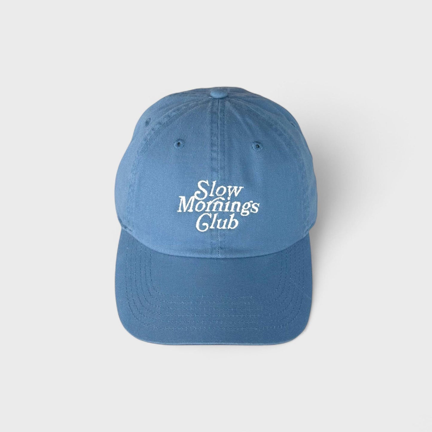 Slow Mornings Club Embroidered Dad Hat