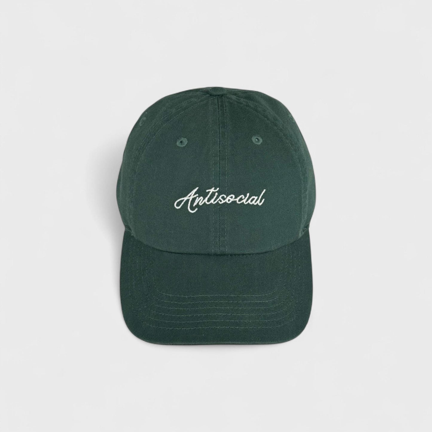 Antisocial Embroidered Dad Hat