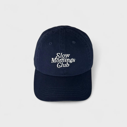 Slow Mornings Club Embroidered Dad Hat