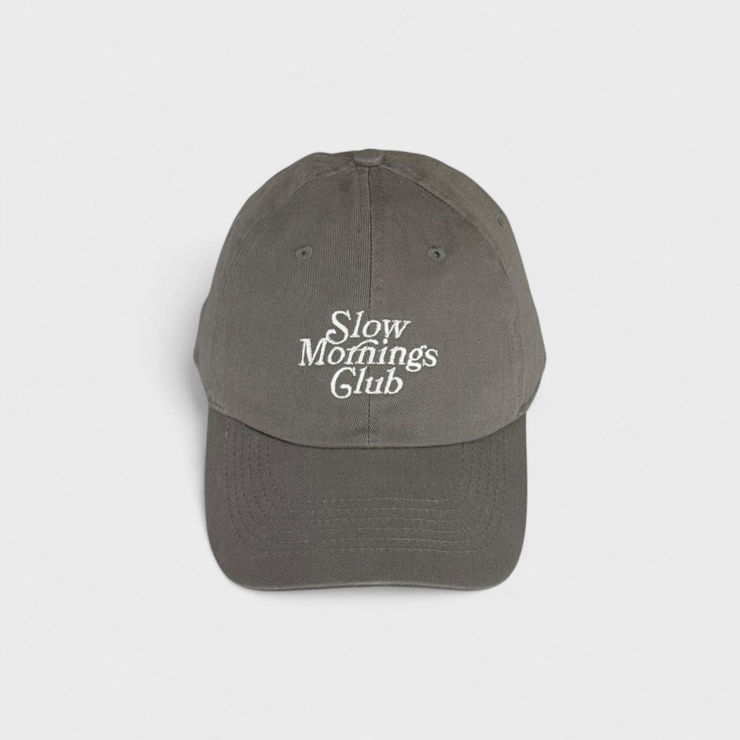 Slow Mornings Club Embroidered Dad Hat