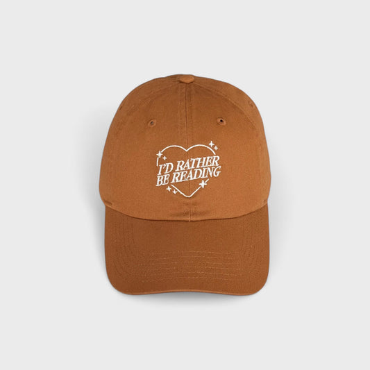I'd Rather Be Reading Embroidered Dad Hat