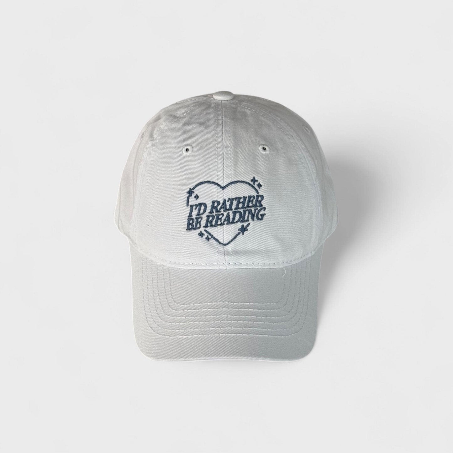 I'd Rather Be Reading Embroidered Dad Hat