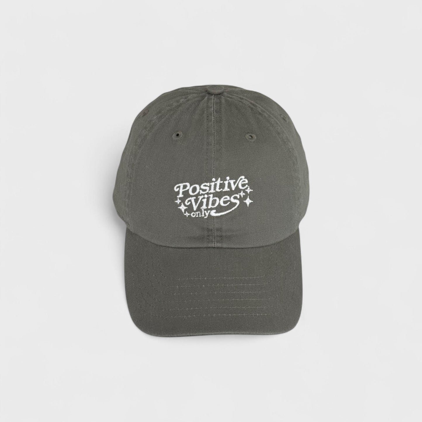 Positive Vibes Only Embroidered Dad Hat