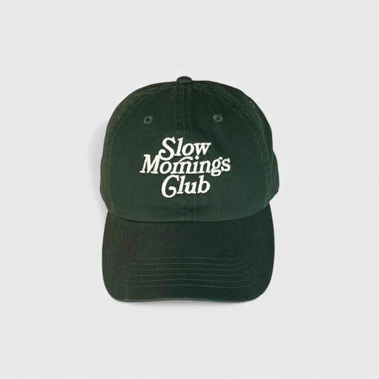 Slow Mornings Club Embroidered Dad Hat