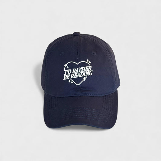 I'd Rather Be Reading Embroidered Dad Hat