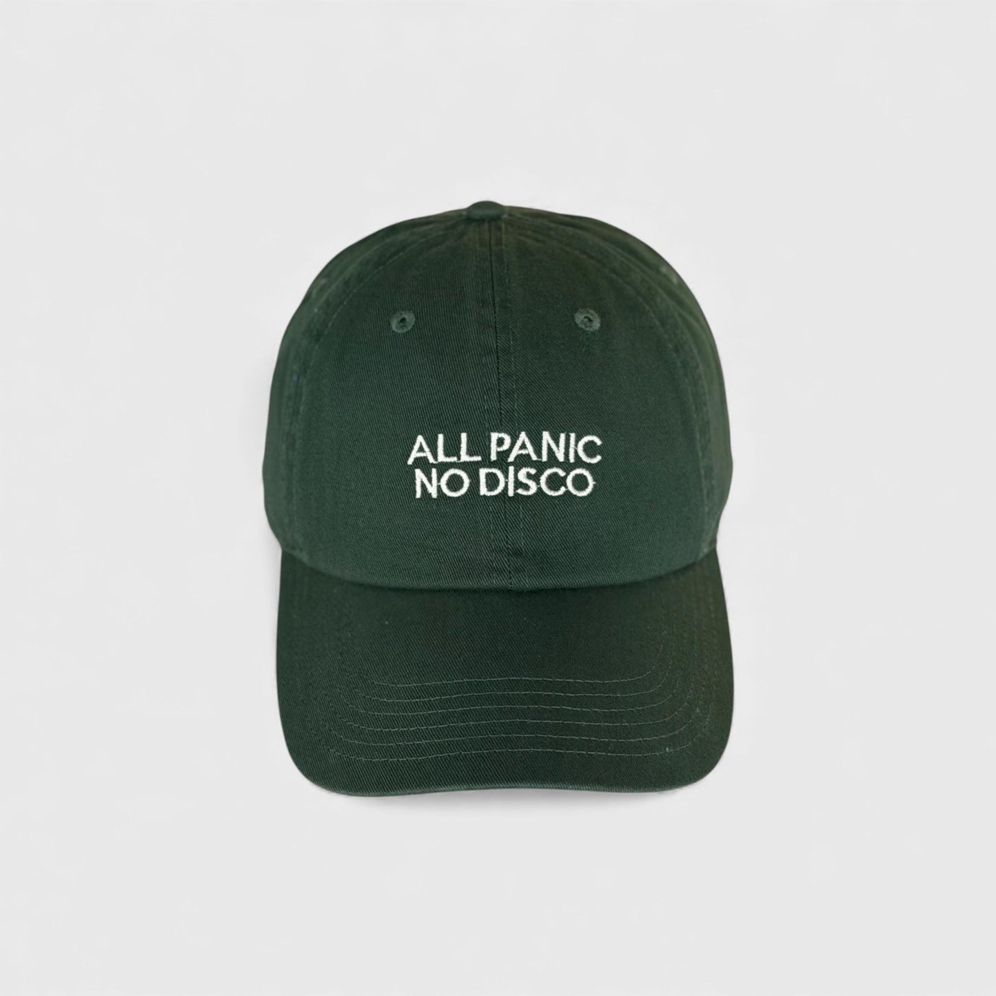 All Panic No Disco Embroidered Dad Hat