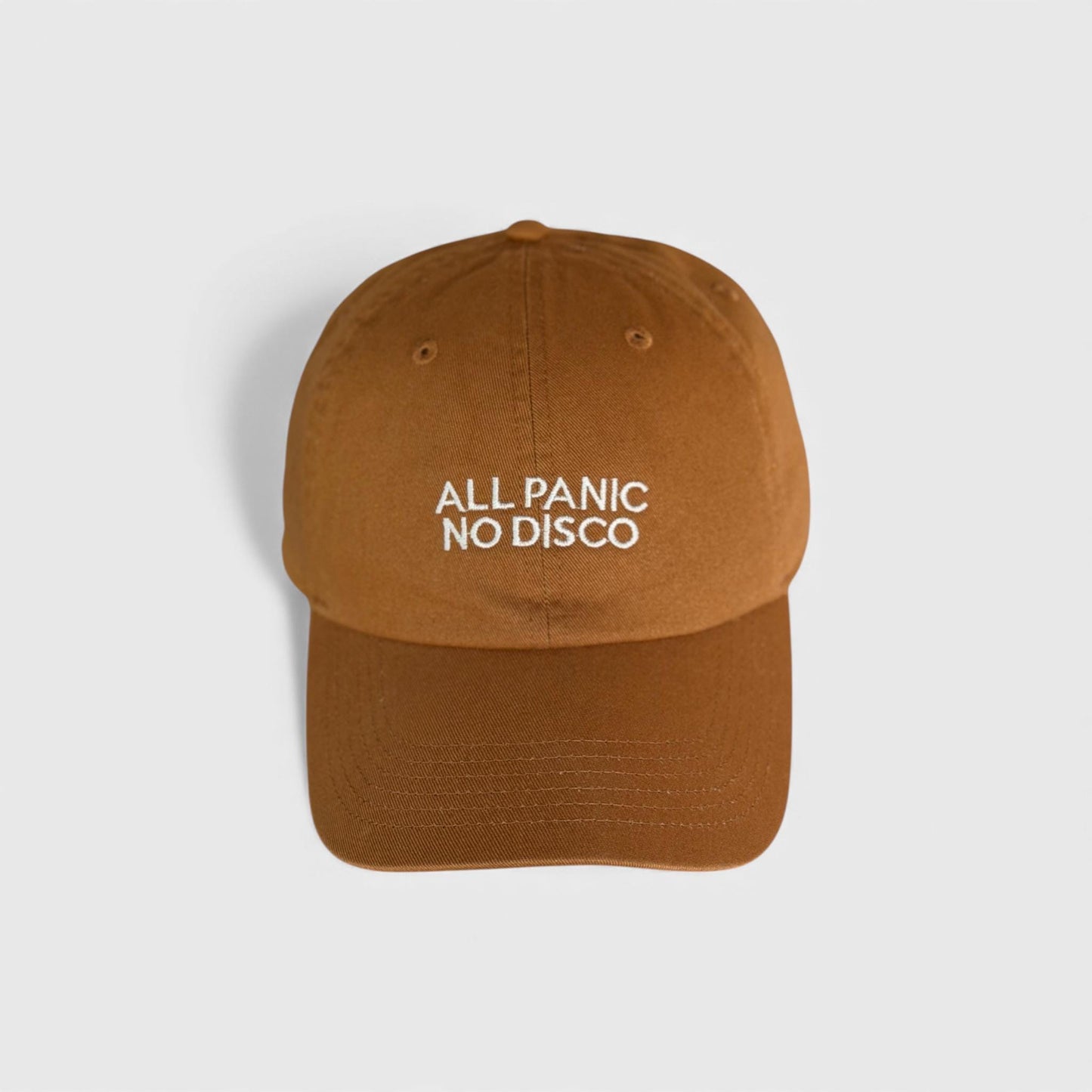 All Panic No Disco Embroidered Dad Hat