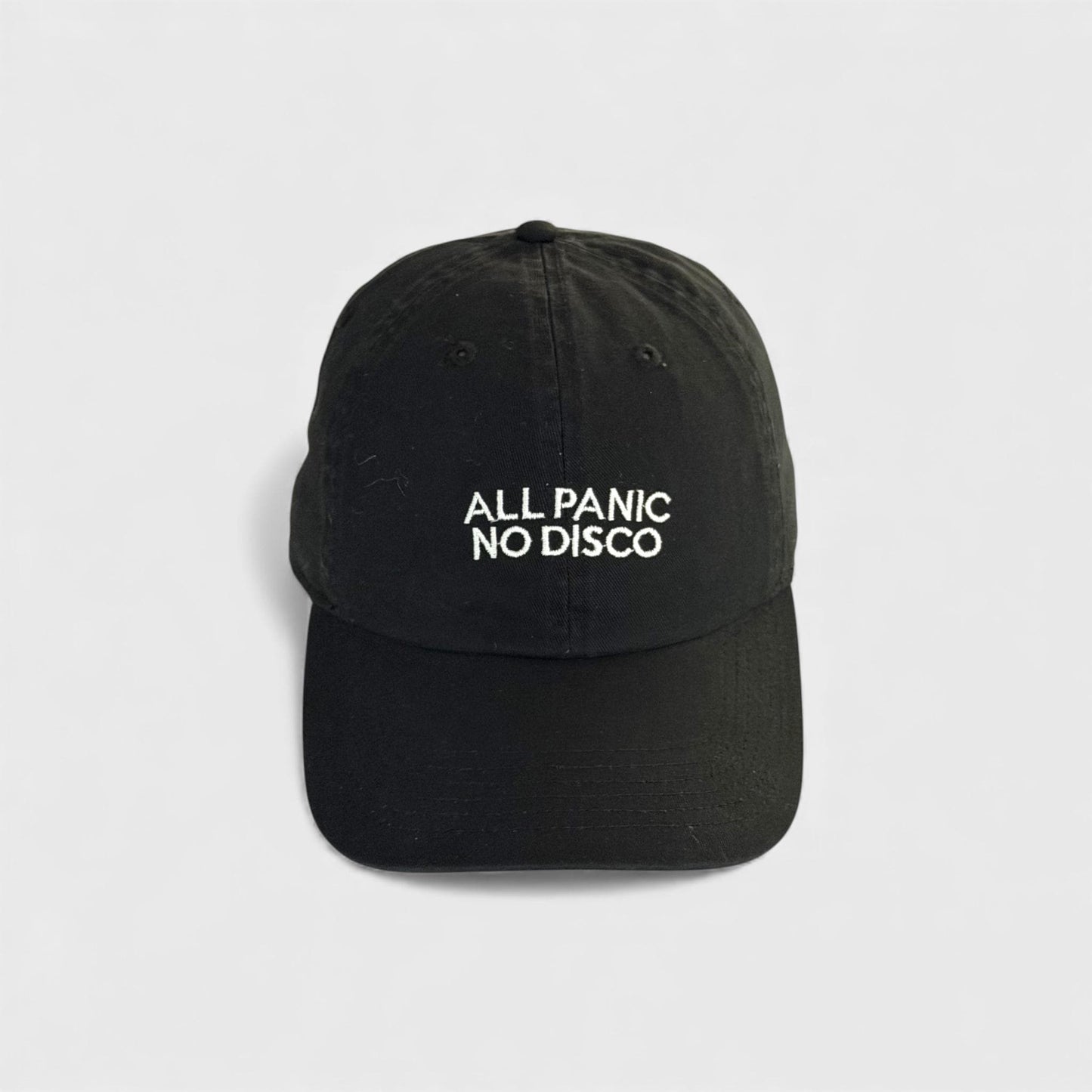 All Panic No Disco Embroidered Dad Hat