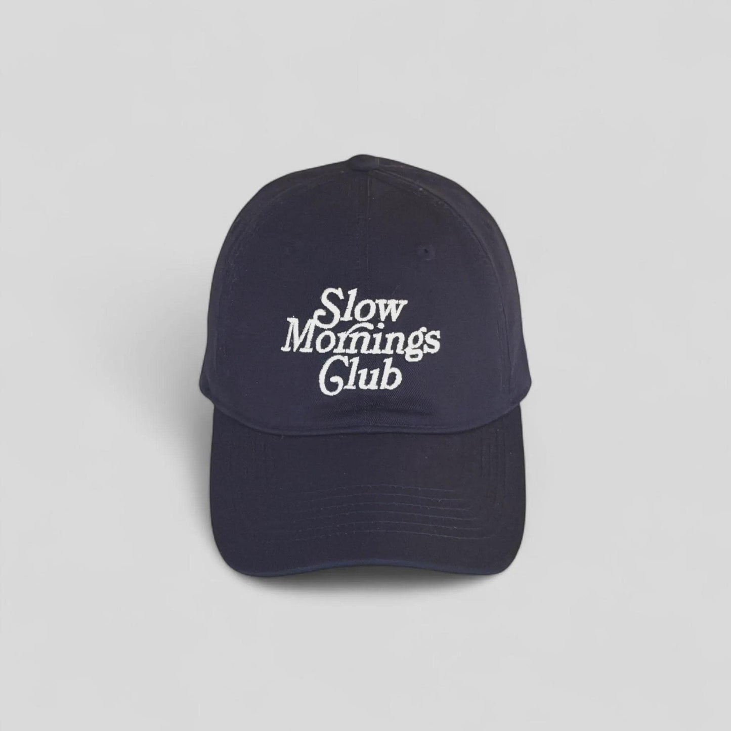 Slow Mornings Club Embroidered Dad Hat